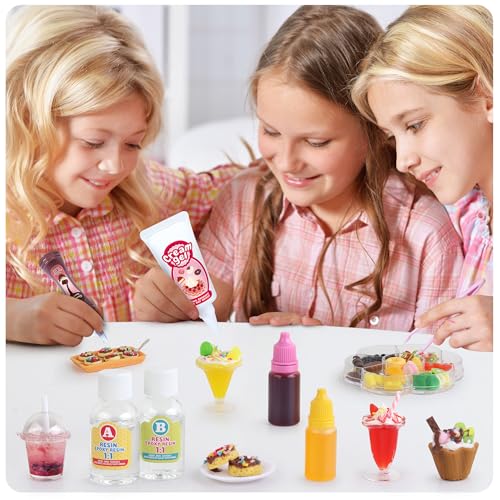 Miniature Food Toys Making Set for Kids Age 8-13 Z614