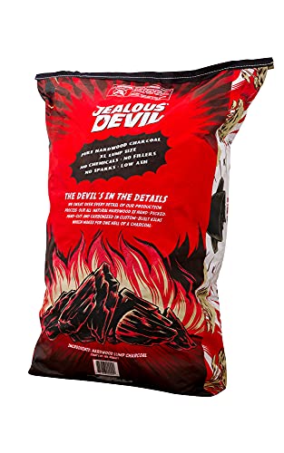 Jealous Devil All Natural Hardwood Lump Charcoal 35LB X4284