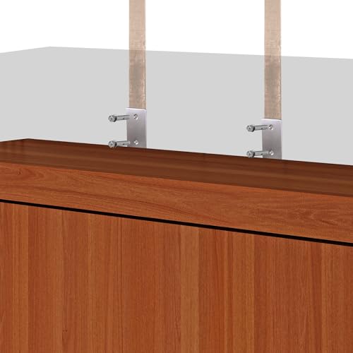 Murphy Bed Full - Space Saving, Convertible Hidden Bed, Brown C7991