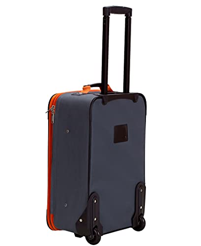 Rockland Journey Softside Upright Luggage Set, Expandable, 4-Piece K56322