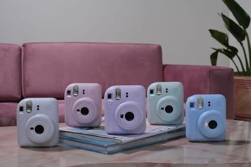 Fujifilm Instax Mini 12 Instant Camera Pastel Blue with 40 Sheets Film Bundle R3418