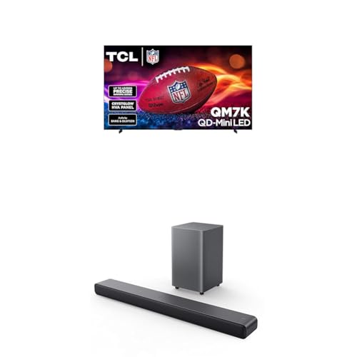 TCL 55-Inch Class QM7K Series QD-Mini LED 4K UHD Google Smart TV S7338