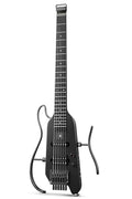 Donner HUSH-X Electric Guitar Kit - Featherlight Travel Guitar, Mahogany Solid Body, Metallic White A941