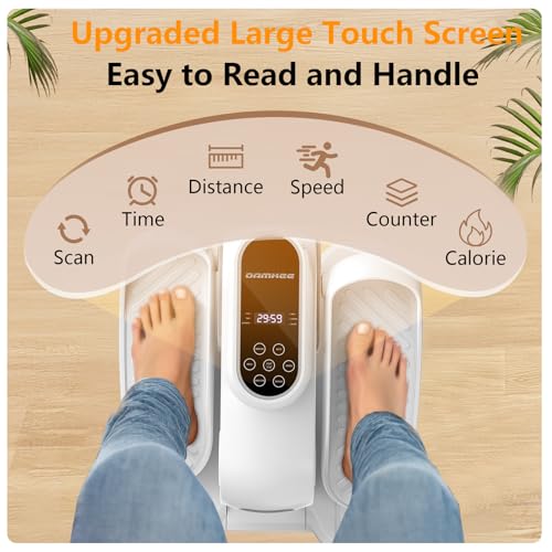 Under Desk Exercise Machine, Electric Leg Exerciser for Seniors, Portable Seated Pedal Exerciser F783