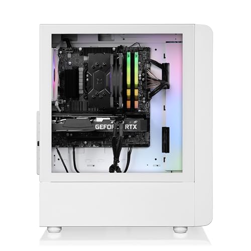 Thermaltake LCGS Quartz R66 Gaming Desktop, AMD Ryzen 5 5600, RX 6600, 1TB NVMe, Windows 11 K558