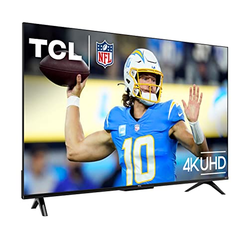 TCL 43-Inch Class S4 4K LED Smart TV with Roku TV, Dolby Vision, HDR, Dolby Atmos E913