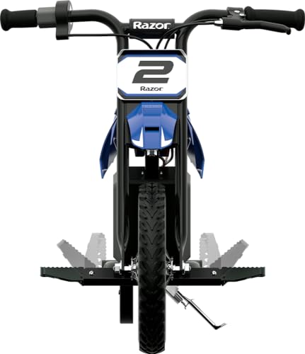 Razor MX125 Dirt Rocket Electric Bike for Kids 7+, Blue Z6251