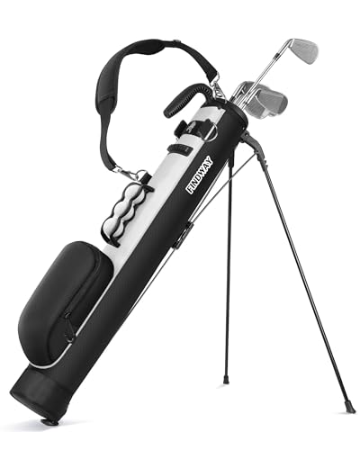Findway Golf Stand Bag Lightweight Carry Bag with Ball Holder and Pockets H5623