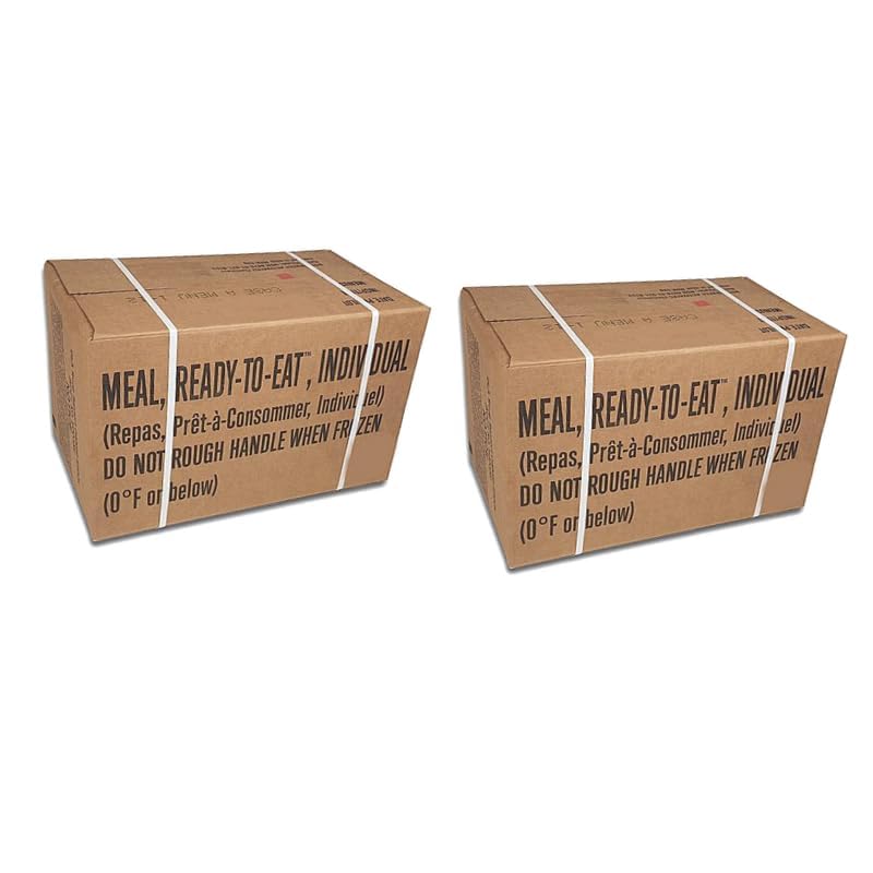 MRE Meal Kit A and B Bundle Cases - U.S. Military Surplus with Heater A9449