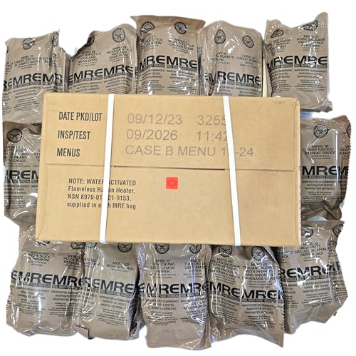 U.S. Military Issued MREs 4-Pack, 2026 Inspection Dated H41380