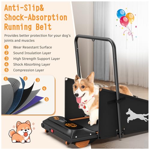 Dog Treadmill for Small & Medium Dogs with LCD Display K4230
