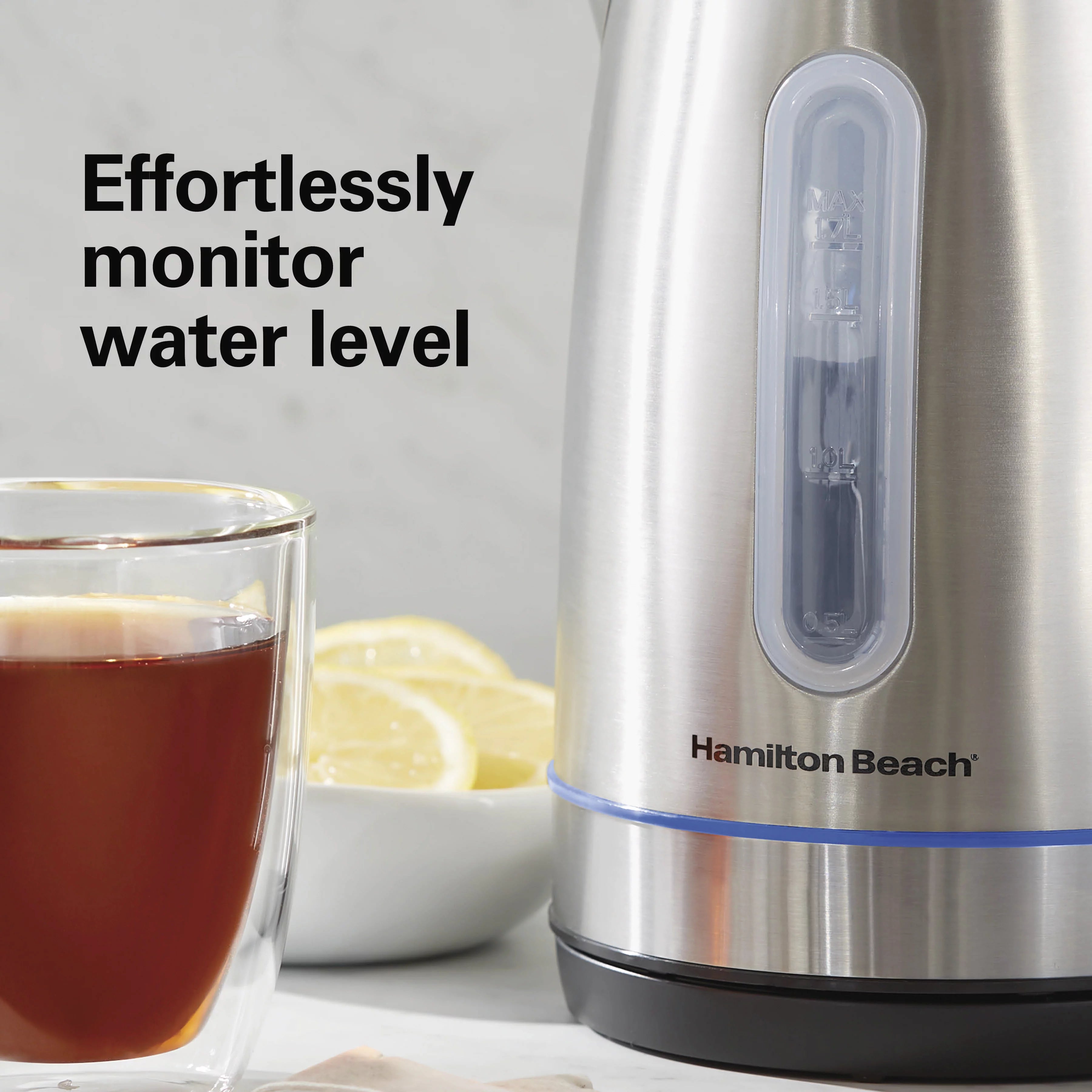 Hamilton Beach Stainless Steel Electric Kettle 1.7 Liter 41037 Z3179