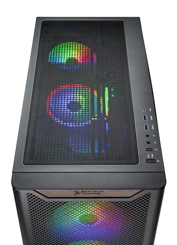 Skytech Gaming Chronos 3 Desktop PC, Ryzen 7 7700, RX 9070XT 16GB, 2TB SSD, 32GB RAM, Win 11 W177685