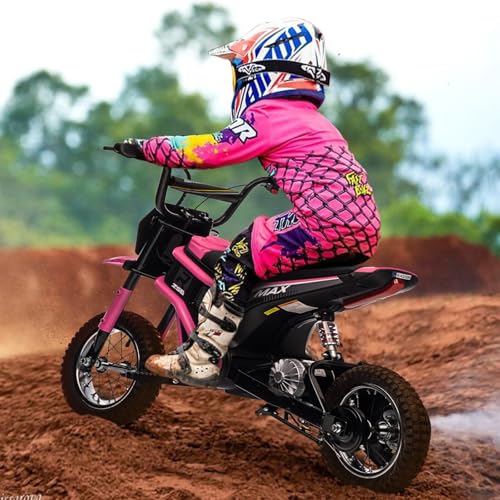 24V 350W Kids Electric Dirt Bike, 3-Speed, Off-Road Ride-On Motorcycle S465