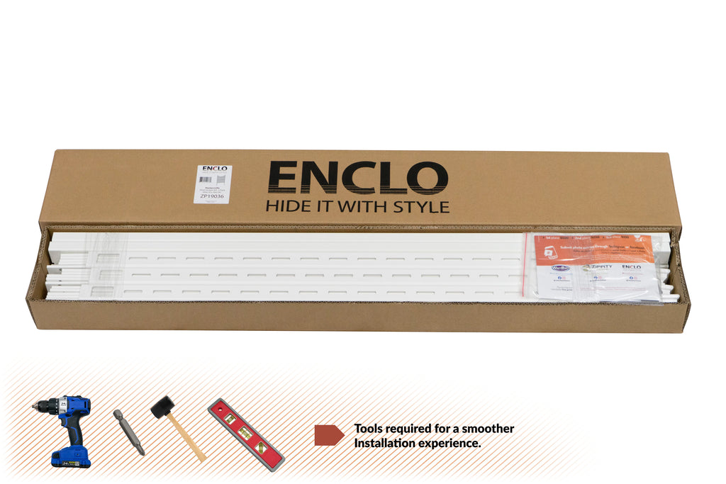 Enclo Huntersville Outdoor Privacy Screen Enclosure for Garbage Bins and Air Conditioners (48in x 36in) T698