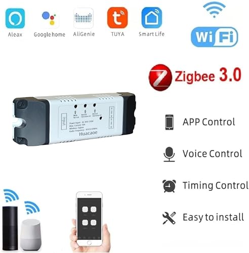 Zigbee 4CH DC7-32V USB Relay Smart Switch Module, Tuya APP Remote Control V113