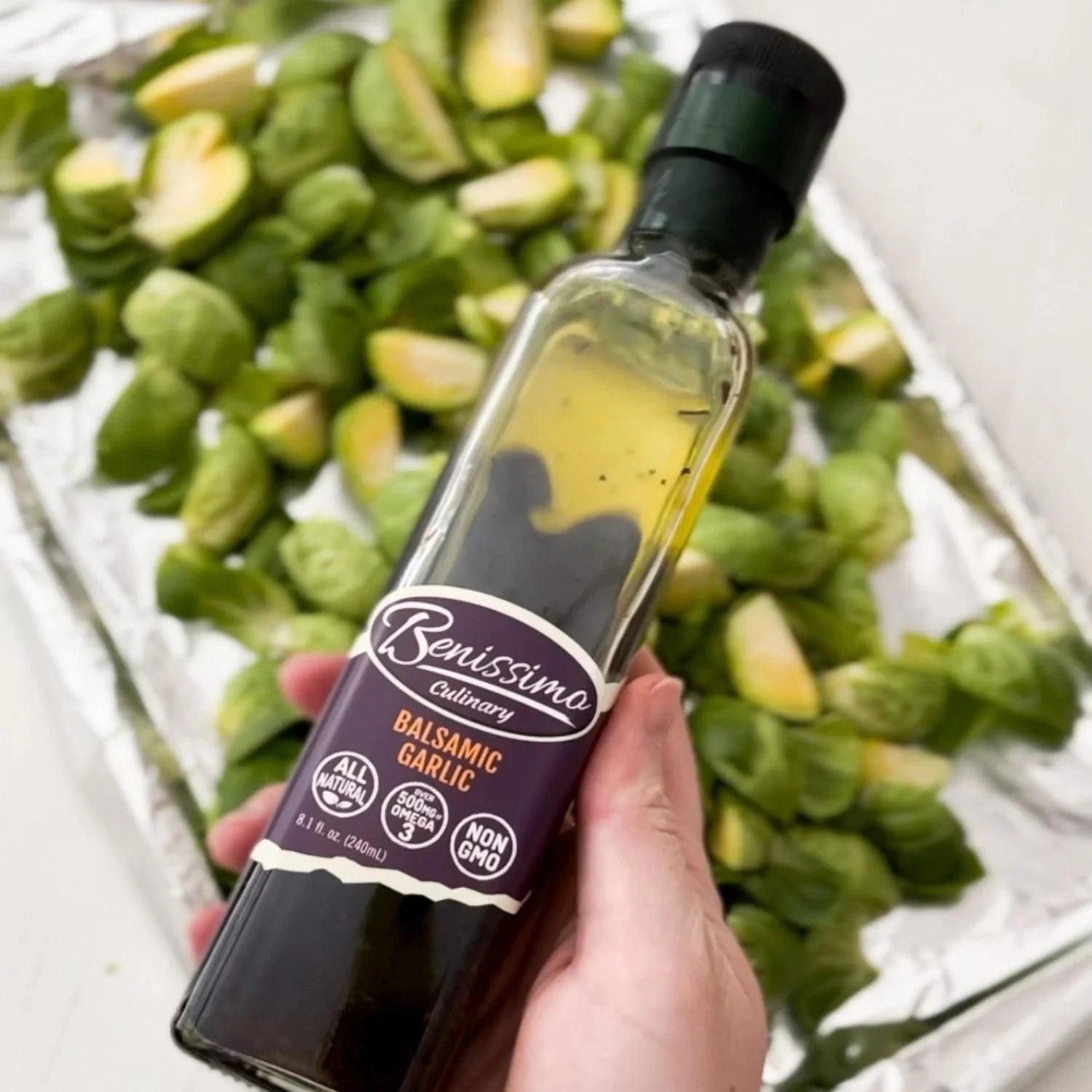 Benissimo Balsamic Garlic Infused Oil, 8.1 Fl Oz (3 Pack) O2151