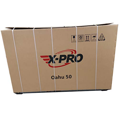 X-PRO Oahu 50cc Moped with 10" Aluminum Wheels, Black U35273