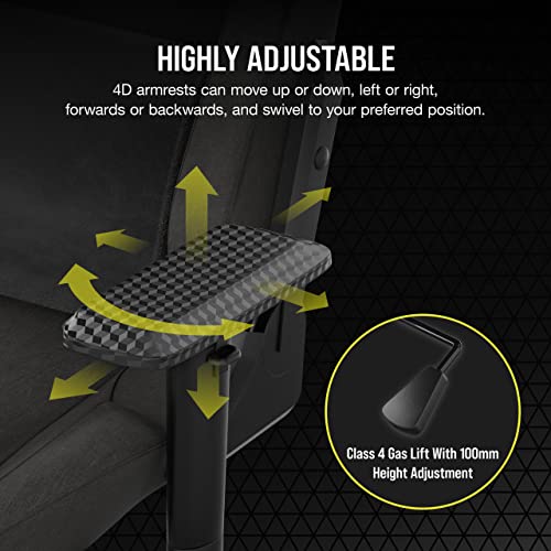 Corsair T3 Rush Fabric Gaming Chair (2023) Charcoal E407