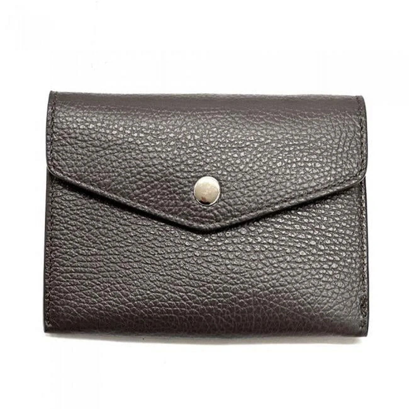 Italian Artisan 605-0021S-DarkBrown Lorenzo Mini Slim leather Wallet, Dark Brown - Small
