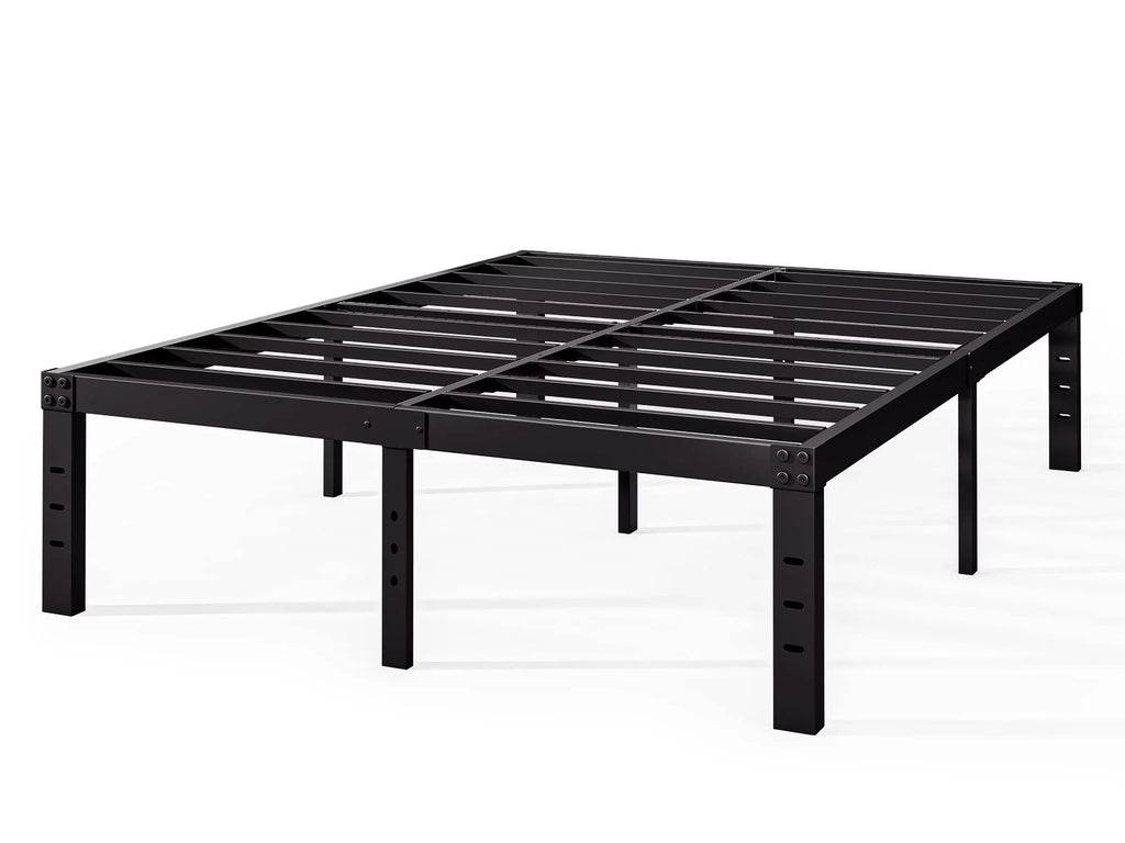 QFTIME 14" Queen Metal Bed Frame with Steel Slats T846345
