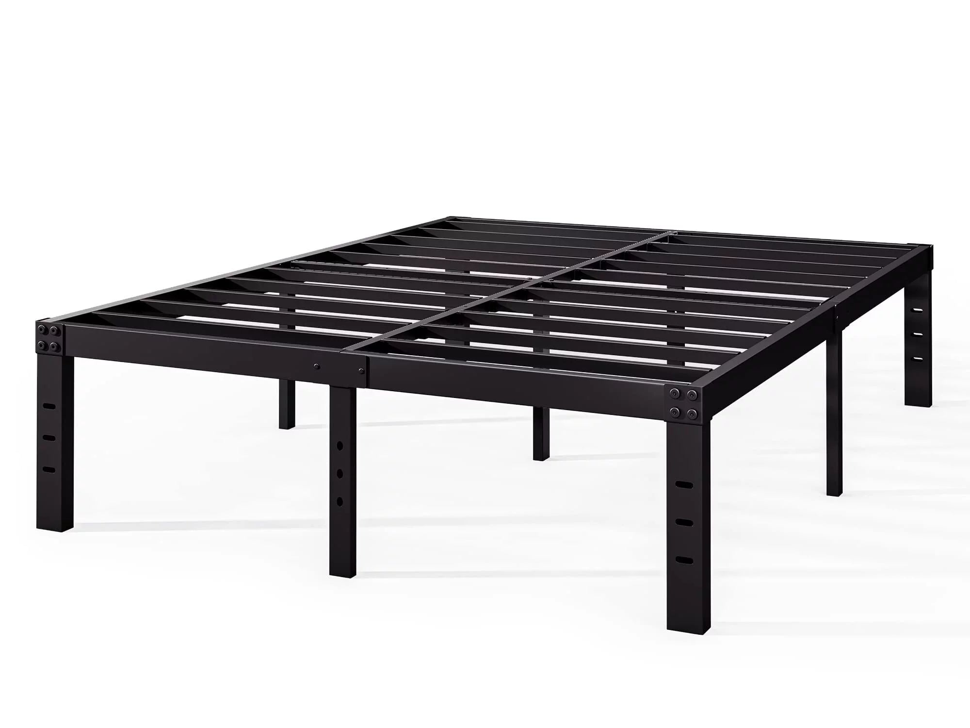 QFTIME 14" Queen Metal Bed Frame with Steel Slats T846345