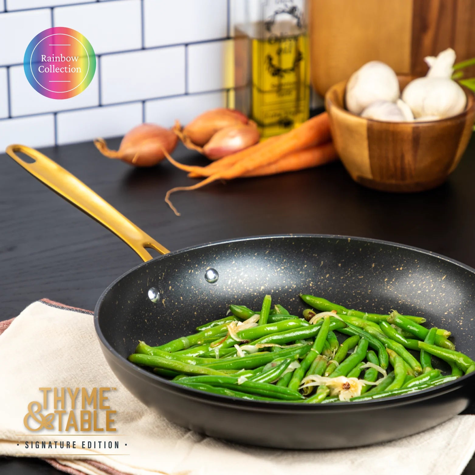 Thyme & Table Non-Stick 12" Signature Fry Pan K334