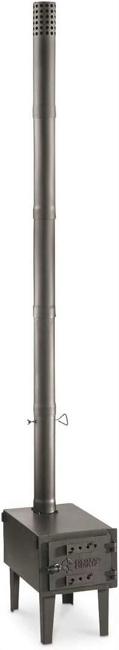Guide Gear Outdoor Wood Burning Stove with Chimney Pipe for Camping S84203
