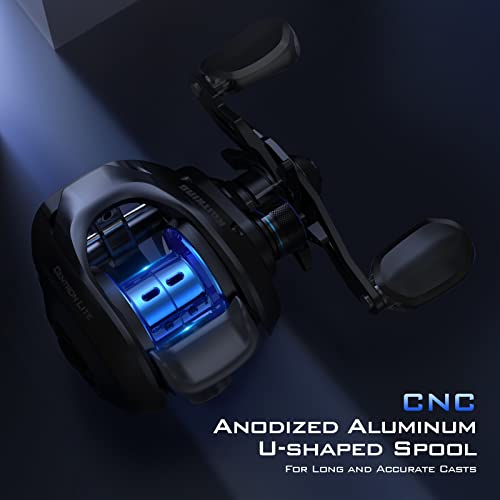 KastKing Centron Lite Baitcasting Fishing Reel, 7.1:1 Gear Ratio, Lightweight T934654