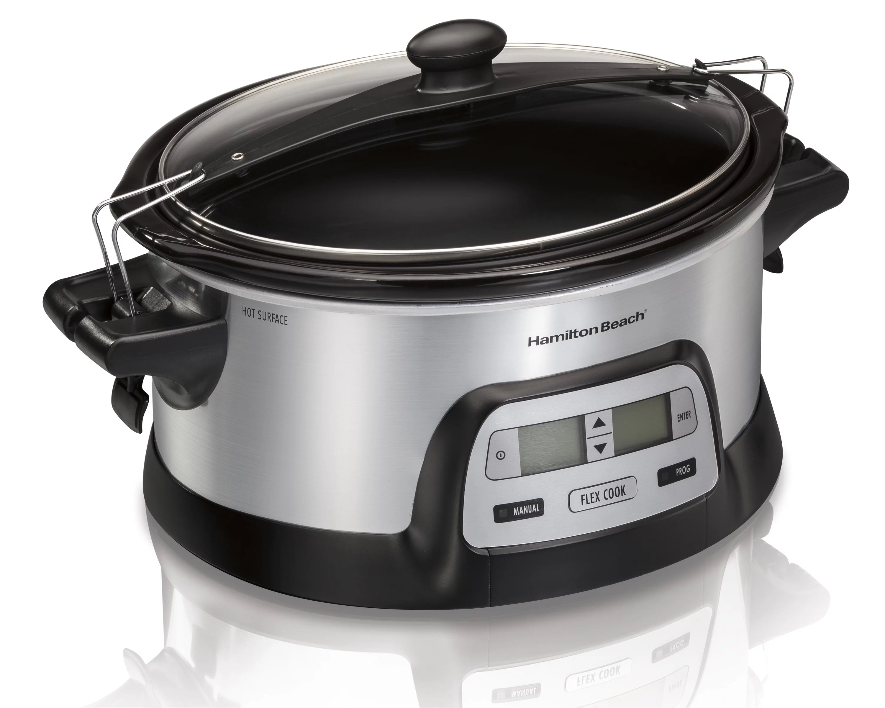 Hamilton Beach Programmable FlexCook 6 Quart Slow Cooker J938