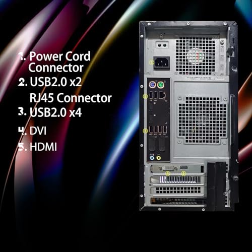 Dell Optiplex 7020 Gaming Desktop PC, Core i7, GT 1030, 16GB RAM, 512GB SSD, Windows 10 Pro (Renewed) R5435