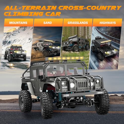 1/16 Scale 4WD RC Monster Truck, 36 KPH High-Speed, 2.4 GHz Remote Control E9489