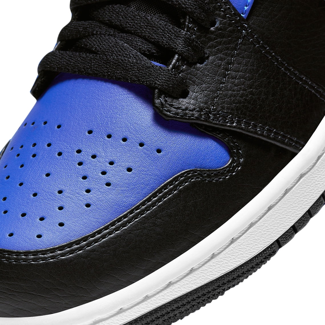 Jordan 1 Mid Royal Black Hyper Royal White T7807