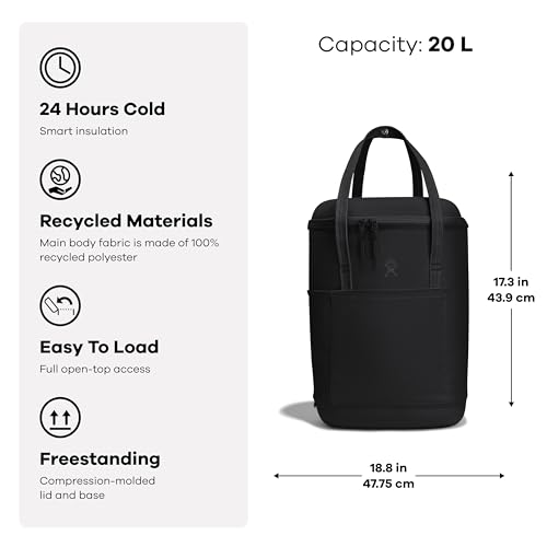 Hydro Flask Cooler Bag - Insulated Soft Lunch Bag - 12 L, Koala Gray and Black A977074