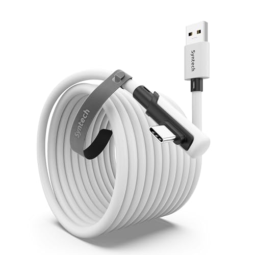 Syntech Link Cable 16FT USB 3.0 to USB C for Meta Quest 3/3S/2, PCVR & SteamVR X45404