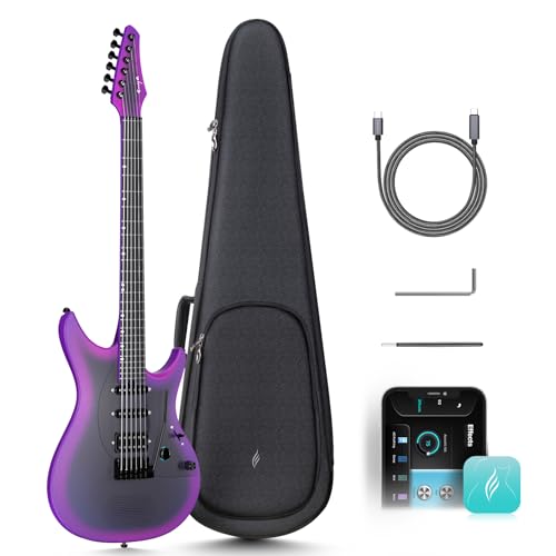 Enya Electric Guitar Inspire 39" Carbon Fiber with Wireless Speaker and Gig Bag Y562682