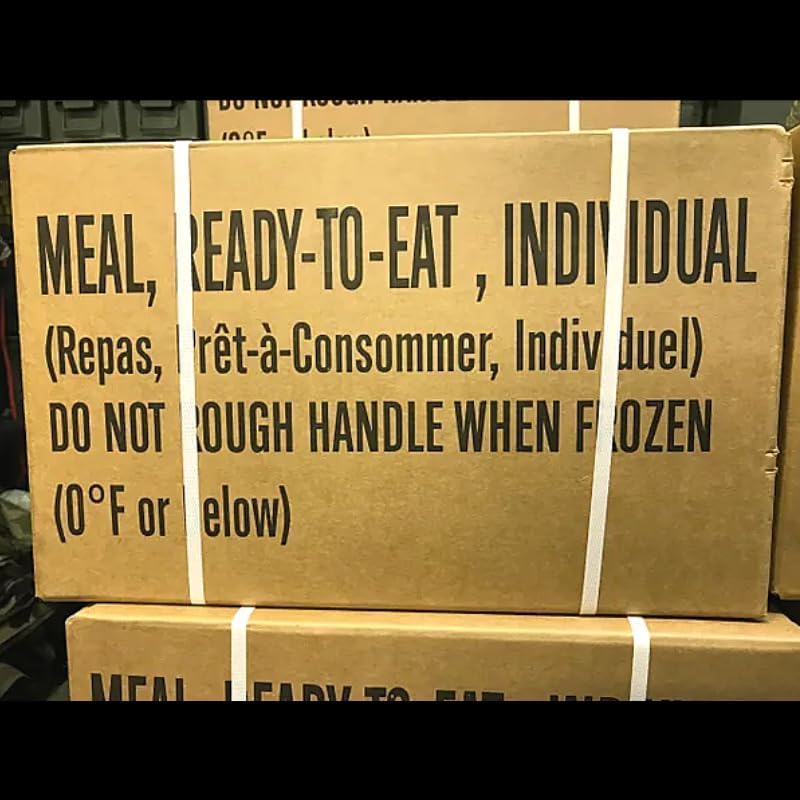 MRE Meal Kit A and B Bundle Cases - U.S. Military Surplus with Heater A9449