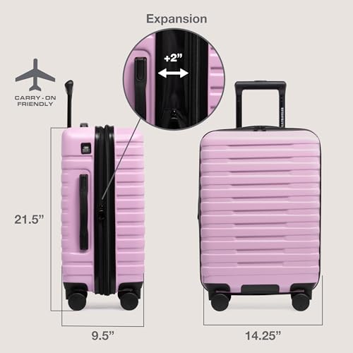 U.S. Traveler Boren Polycarbonate Hardside Carry-on Suitcase with 8 Spinner Wheels, Teal, 22-Inch S2578