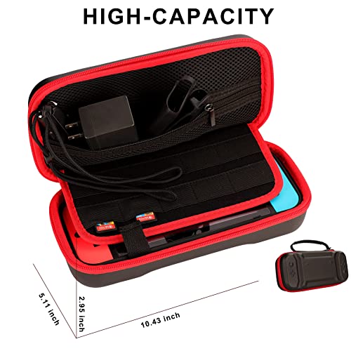 Nintendo Switch Accessories Bundle 23 in 1 with Carrying Case, Screen Protector, Joycon Grips Z555