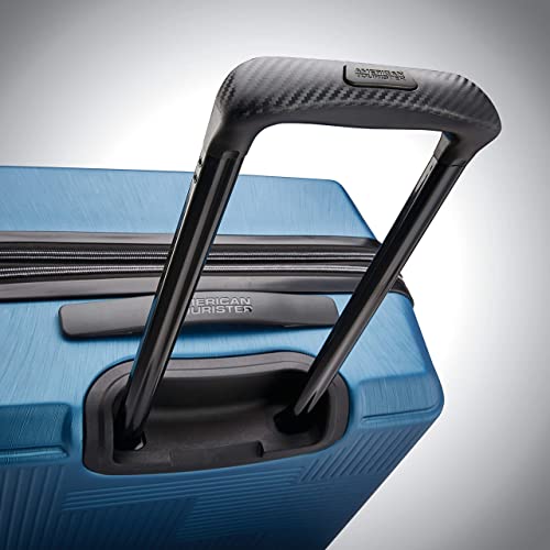 American Tourister Stratum XLT Expandable Hardside Luggage with Spinner Wheels, Jet Black, Carry-On 21-Inch E7418