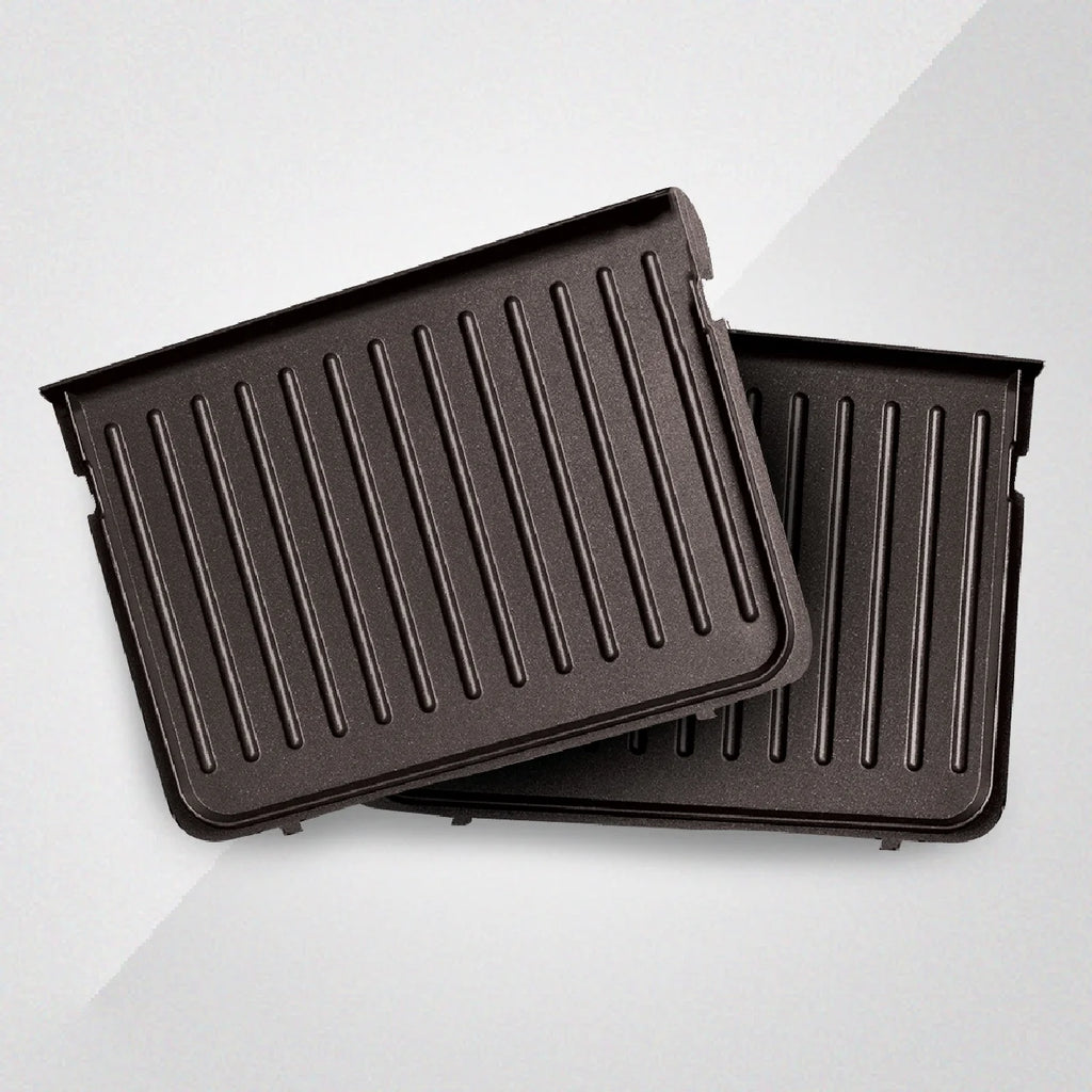 George Foreman 4-Serving Removable Plate Electric Grill and Panini Press, Black I517815