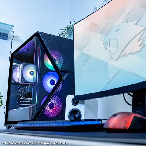 iBUYPOWER Slate MESH Gaming PC Desktop, Intel Core i7 14700F, RTX 5070 12GB, 32GB DDR5, 1TB SSD, Windows 11 R3502