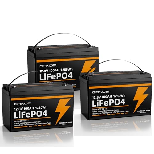 12V 100Ah LiFePO4 Battery Group 31 with Built-in 100A BMS G9732