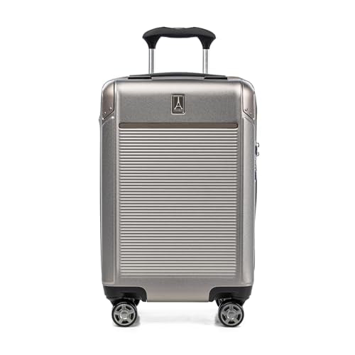 Travelpro Platinum Elite Hardside Expandable Carry-On Luggage, 8 Wheel Spinner, TSA Lock, 20-Inch X826544
