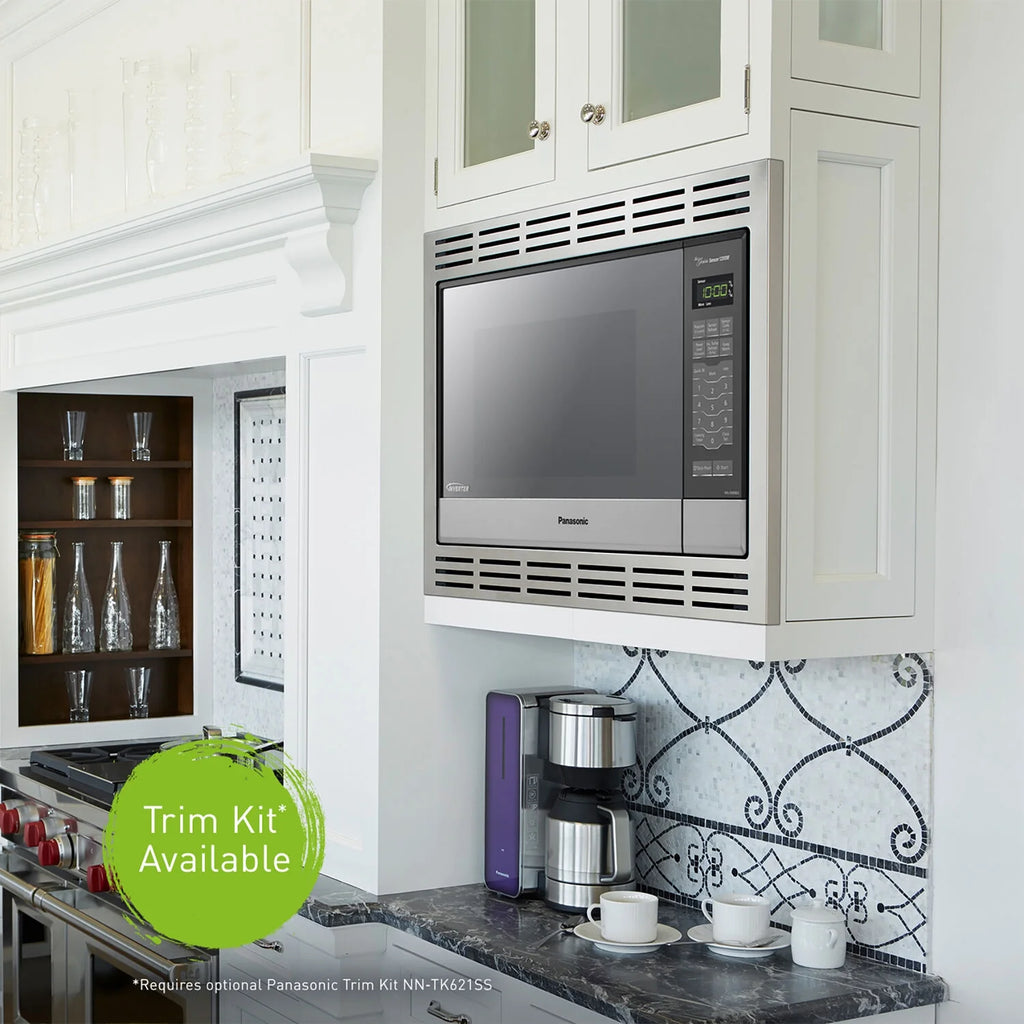 Panasonic 1.2 Cu. Ft. Countertop Microwave Oven with Inverter and Genius Sensor S4085