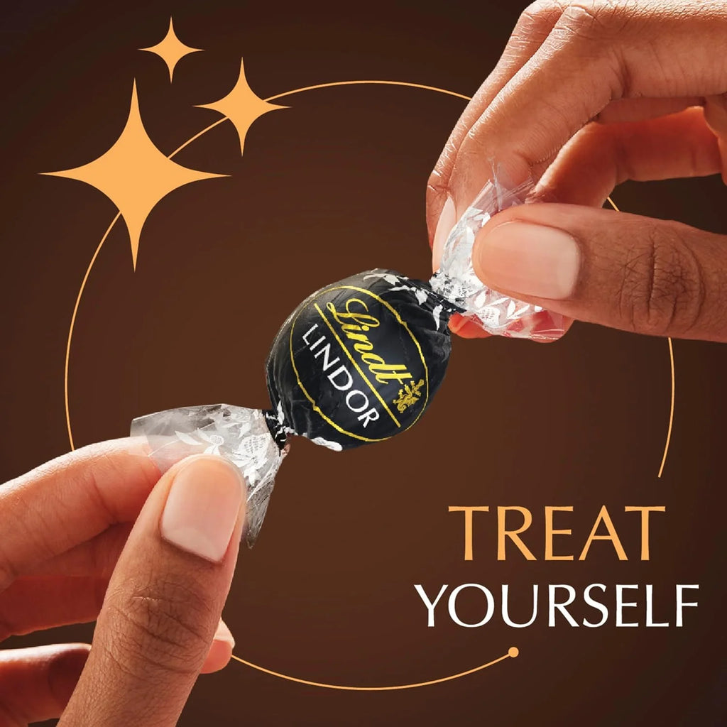Lindt LINDOR Milk Chocolate Truffles, 5.1 oz Bag (6 Pack) F750