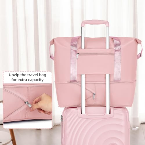 LARVENDER Luggage Sets 3 Piece, 20in Carry On PP Hardshell Suitcase with Spinner Wheels Q3160
