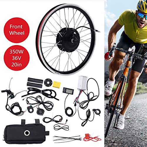 20Inch Electric Bike Conversion Kit 36V 350W Front Wheel Motor with LCD Display A300