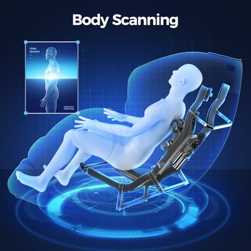 Zero Gravity Massage Chair 3D Full Body Shiatsu Recliner with Airbags and Heating D212