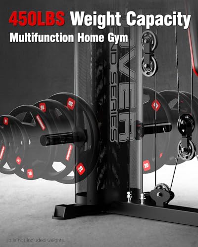 HARISON Home Gym Full Body Workout Equipment with Pulley System V8593